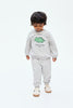 2-piece printed brushed-inside sweatshirt set thumbnail 4
