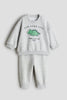 2-piece printed brushed-inside sweatshirt set thumbnail 1