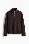 REGULAR FIT HALF-ZIP SWEATSHIRT thumbnail 8