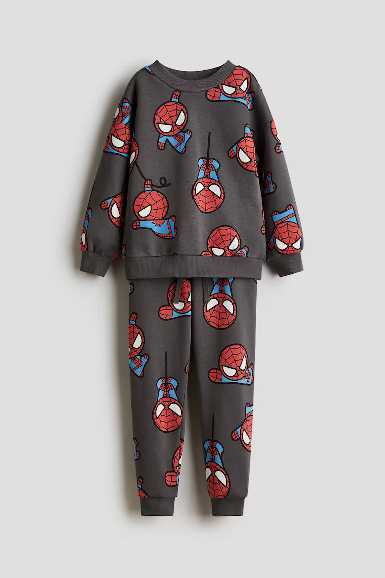 2-piece Printed Sweatsuit