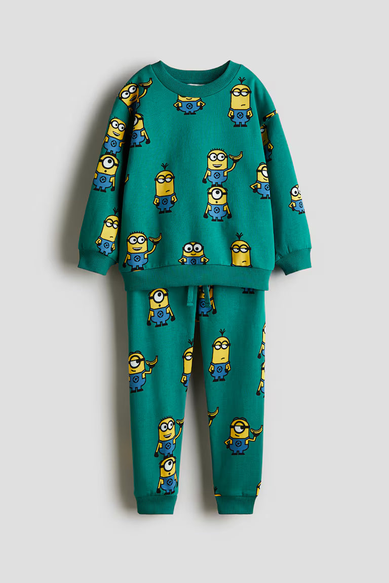2-piece Printed Sweatsuit