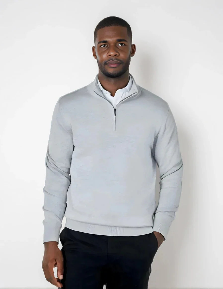 MEN'S  ZIP NECK JUMPER